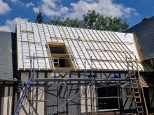 rénovation, sarking et verriere balcon