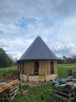Réhabilitation d'une charpente et toiture complète d'une ancienne écurie près de Bernay 27